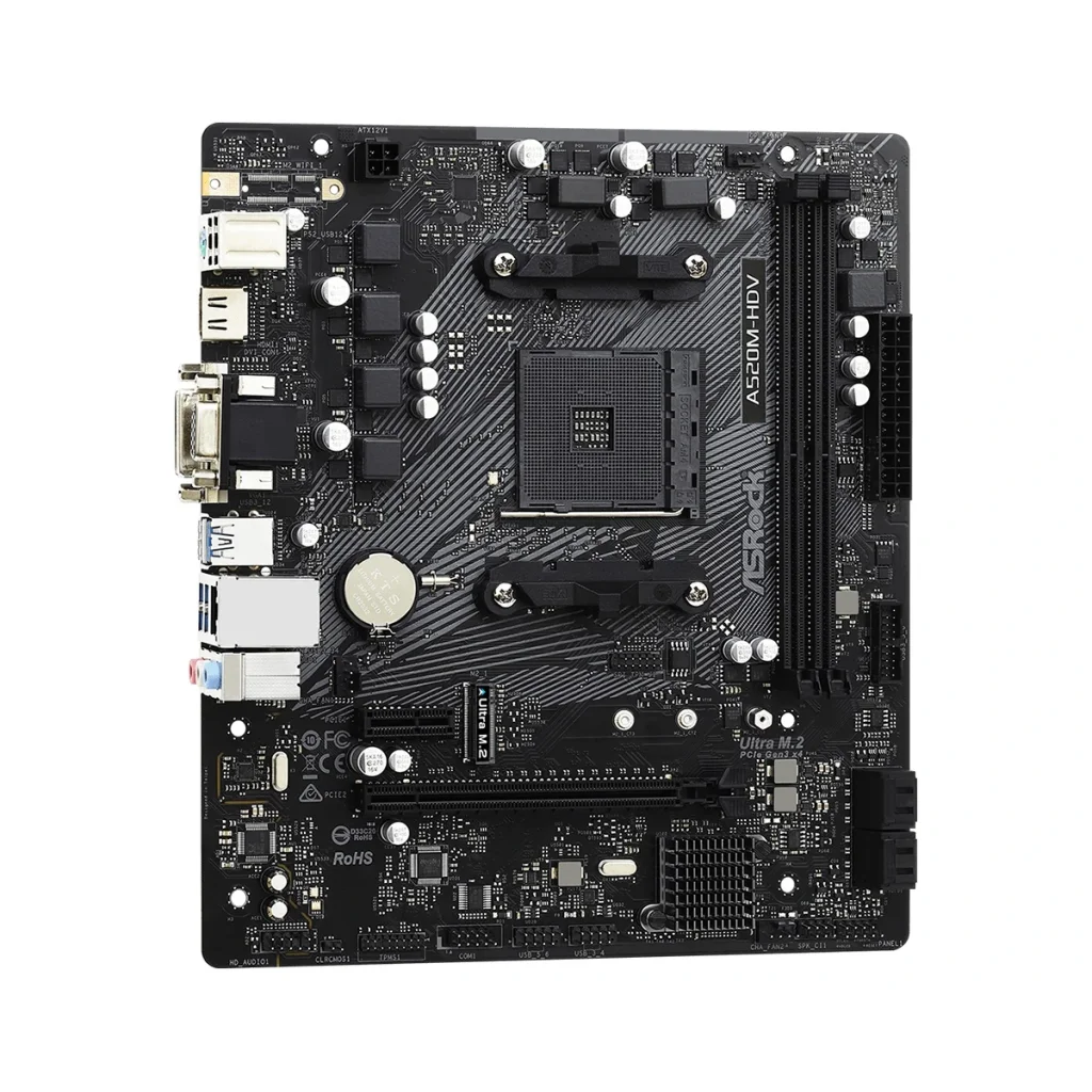 Материнська плата ASRock A520M-HDV Socket AM4 UA