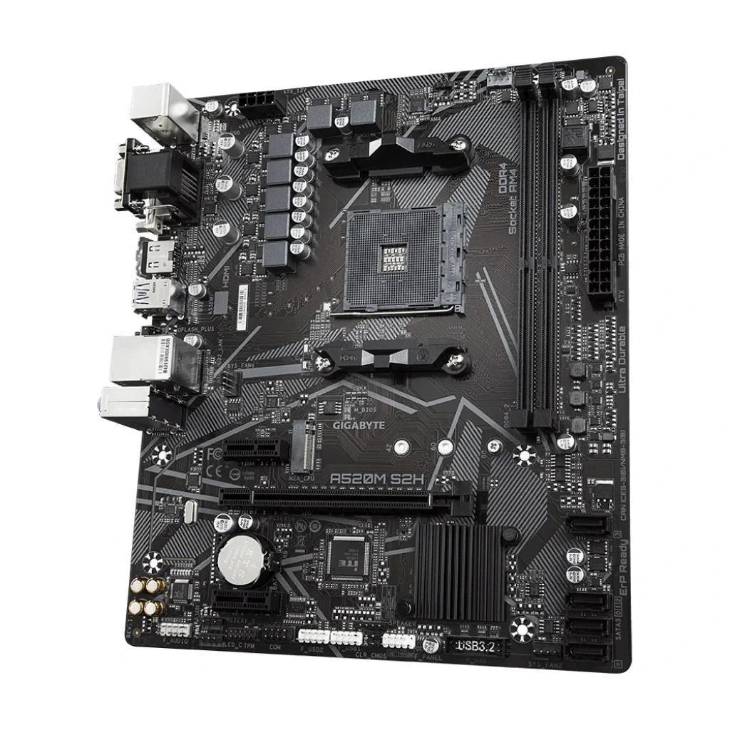 Материнская плата Gigabyte A520M S2H Socket AM4 UA
