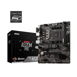 Материнская плата MSI A520M Pro Socket AM4 UA