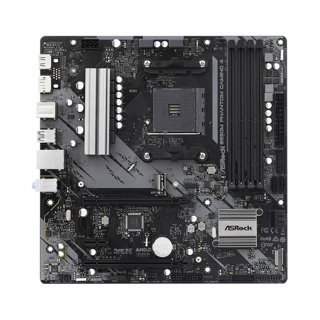 Материнская плата ASRock B550M Phantom Gaming 4 Socket AM4 UA