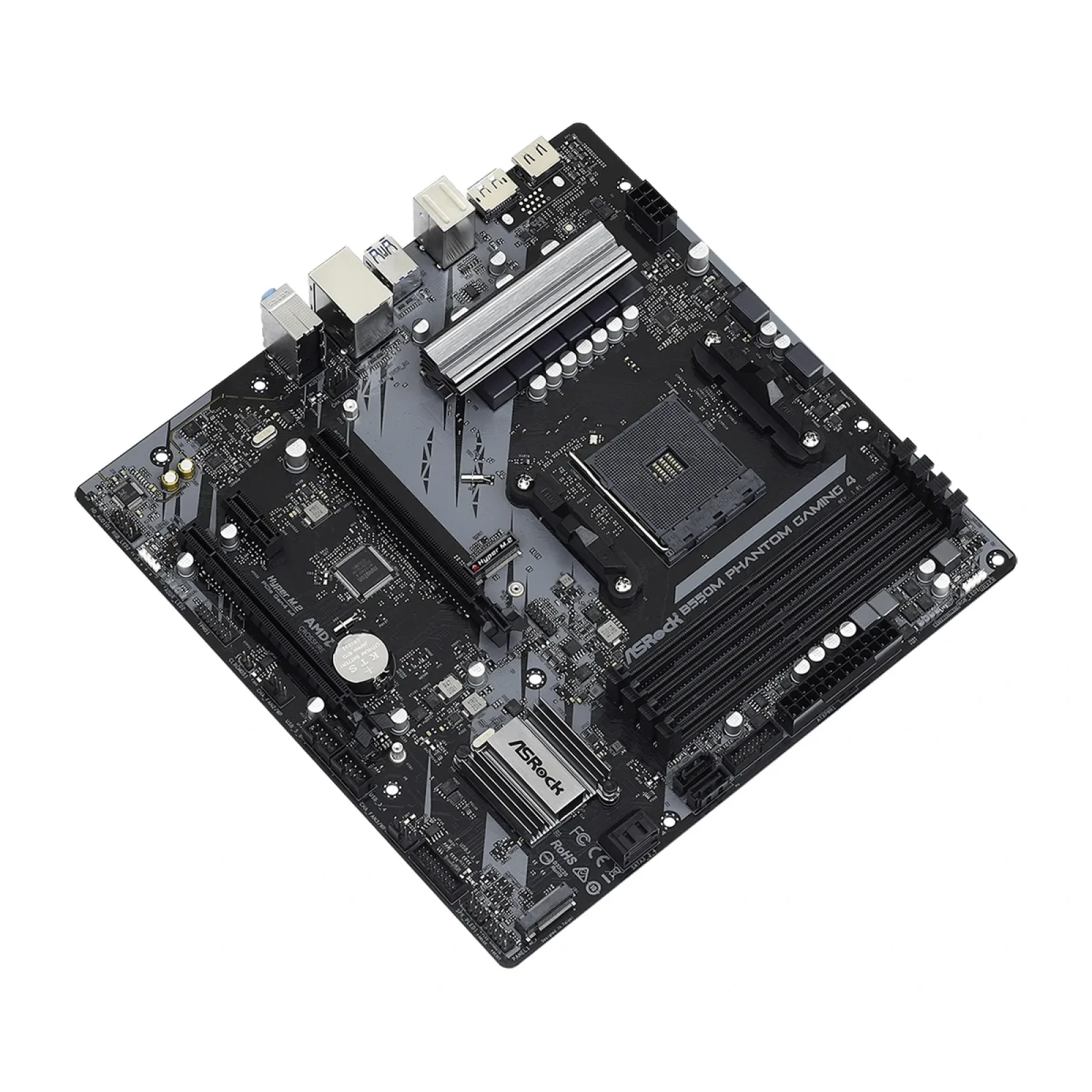 Материнська плата ASRock B550M Phantom Gaming 4 Socket AM4 UA