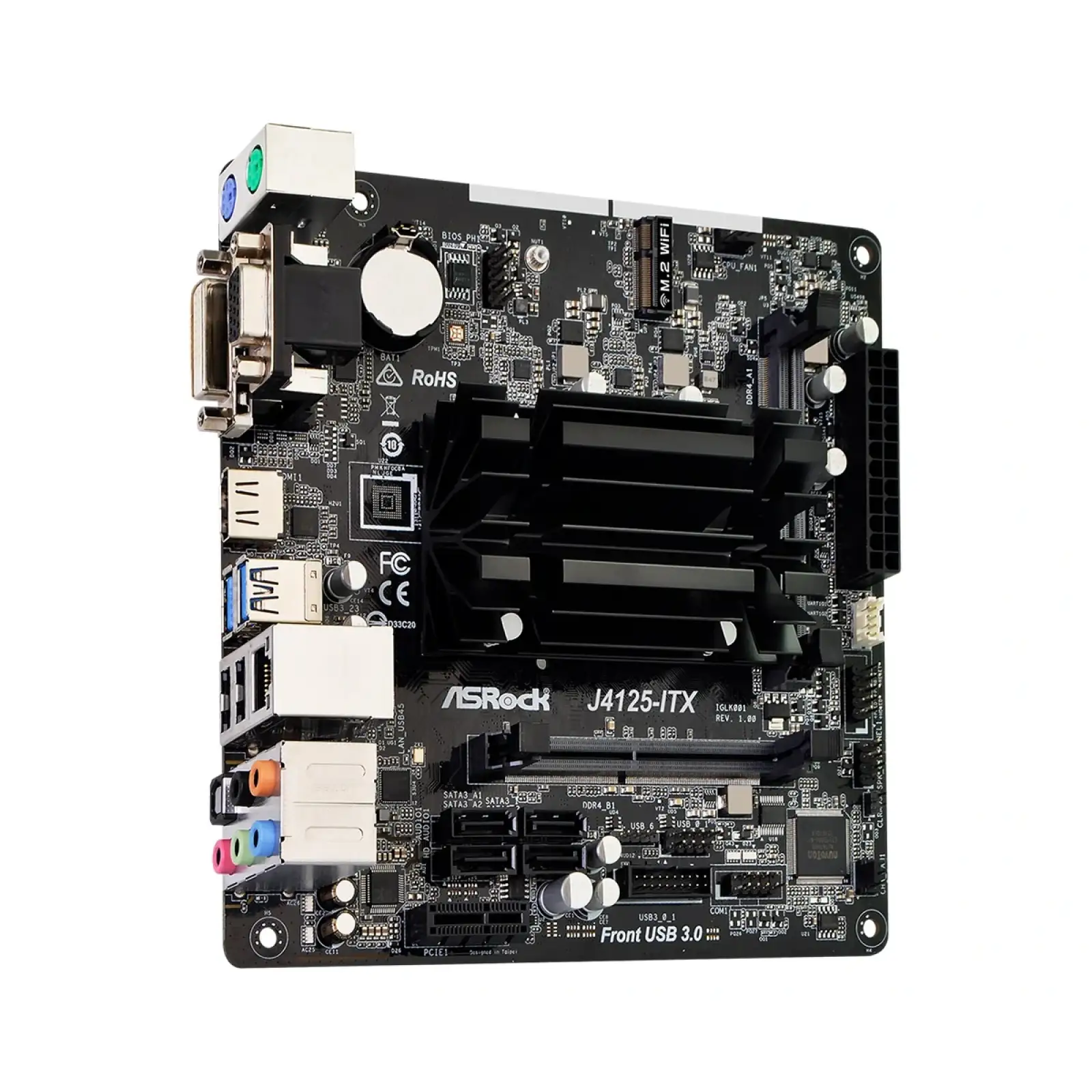 Материнська плата ASRock J4125-ITX Mini ITX UA