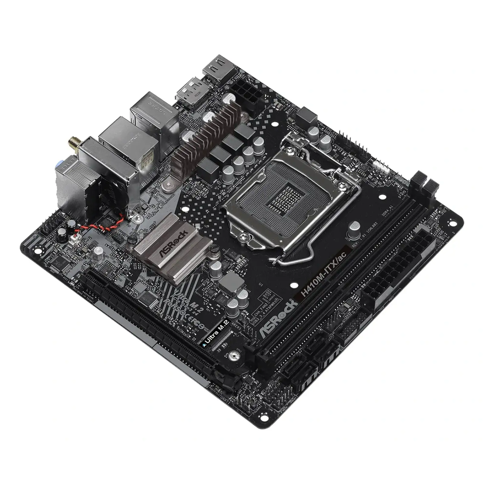 Материнская плата ASRock H410M-ITX/ac Socket 1200 UA