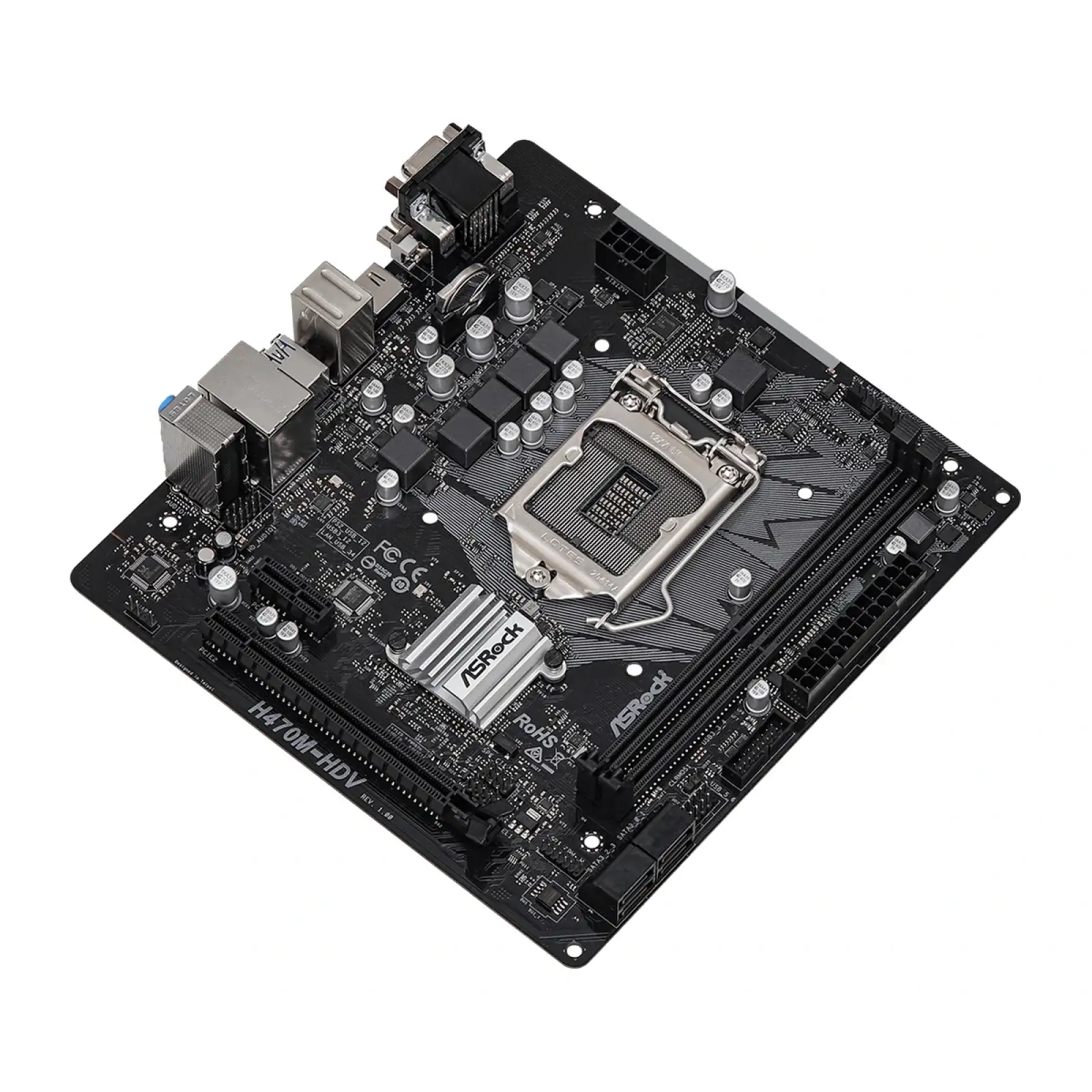 Материнська плата ASRock H470M-HDV Socket 1200 UA