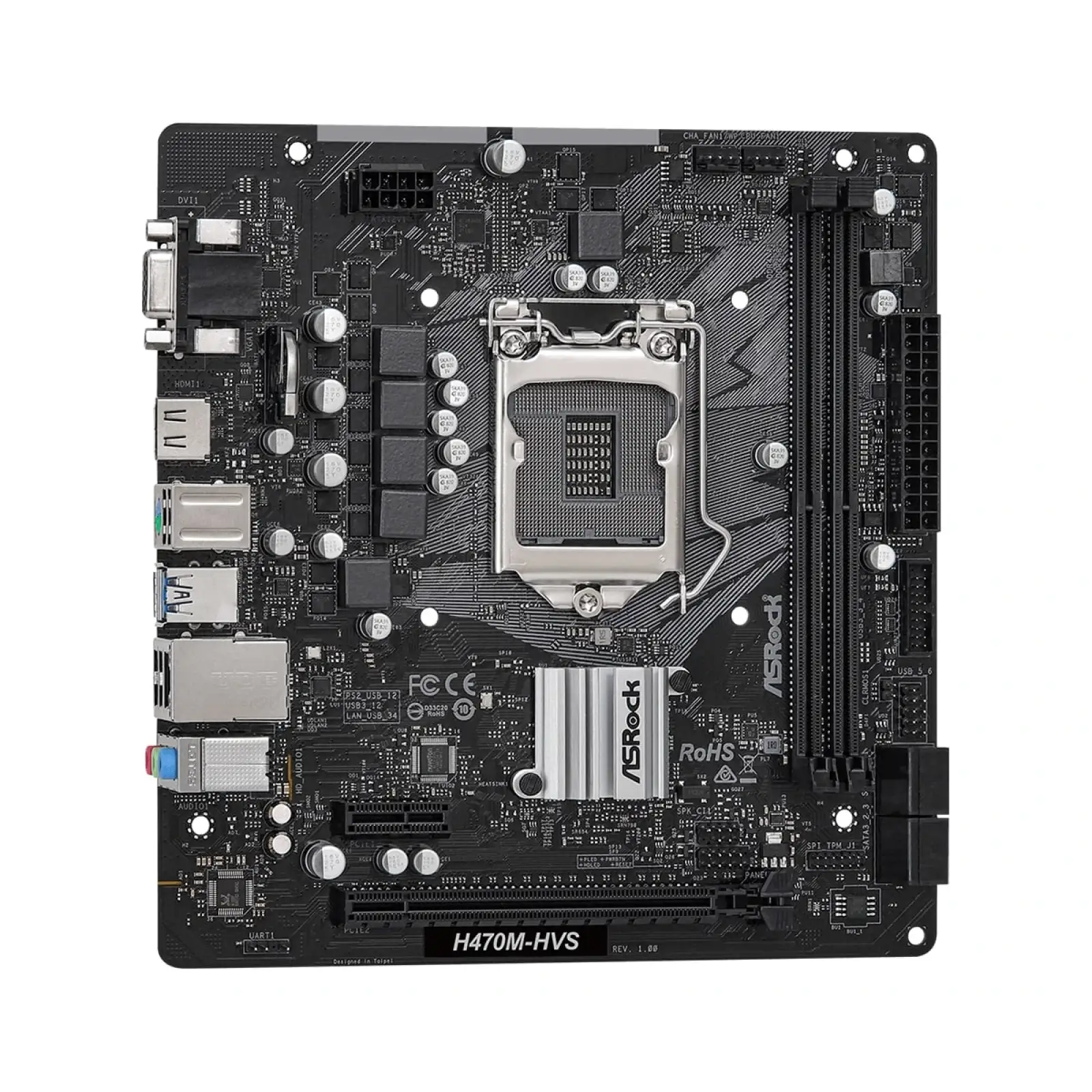 Материнська плата ASRock H470M-HVS Socket 1200 UA