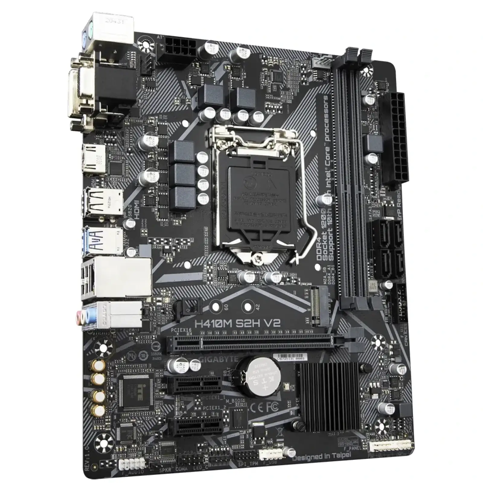 Материнська плата Gigabyte H410M S2H V2 Socket 1200 UA