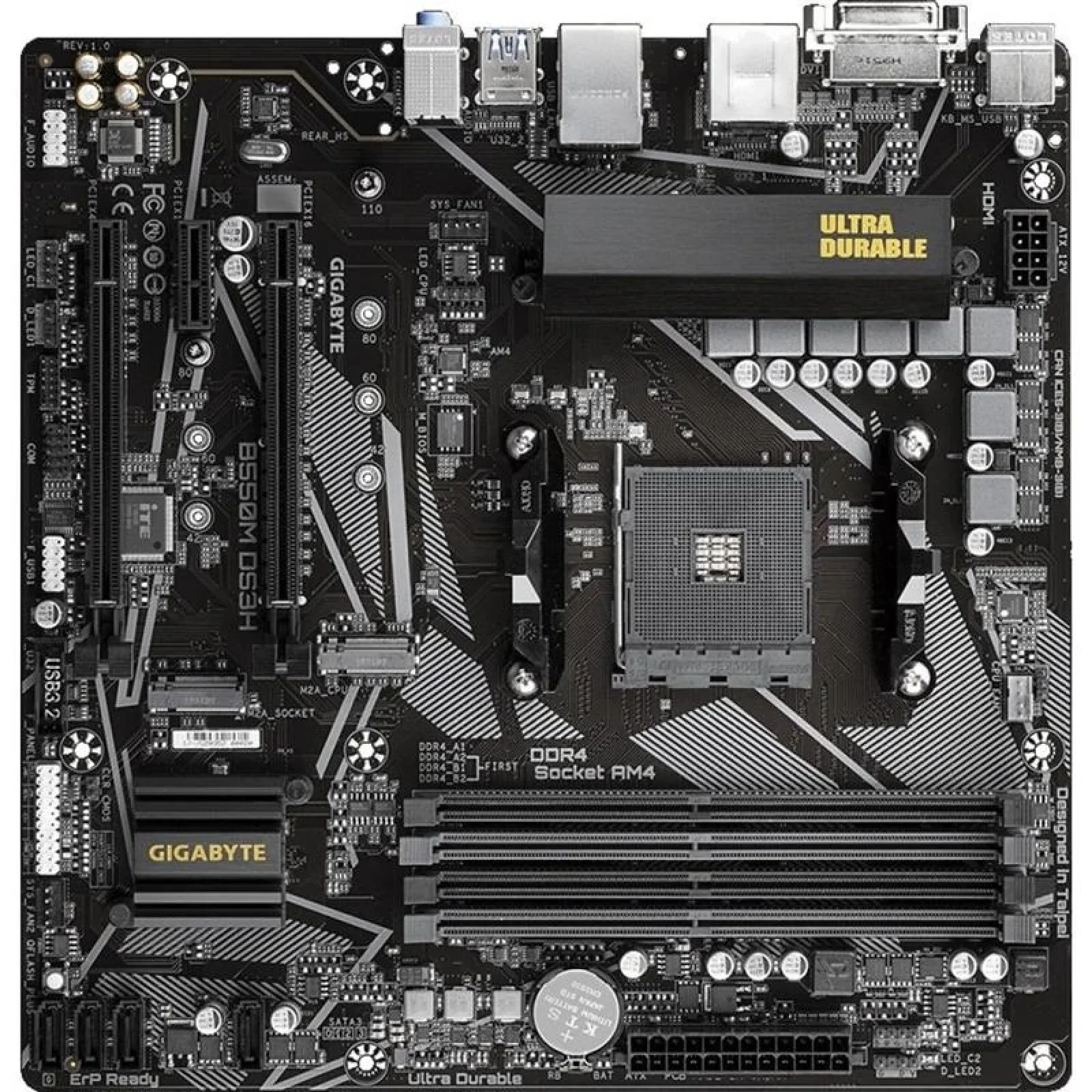 Материнська плата Gigabyte B550M DS3H Socket AM4 UA