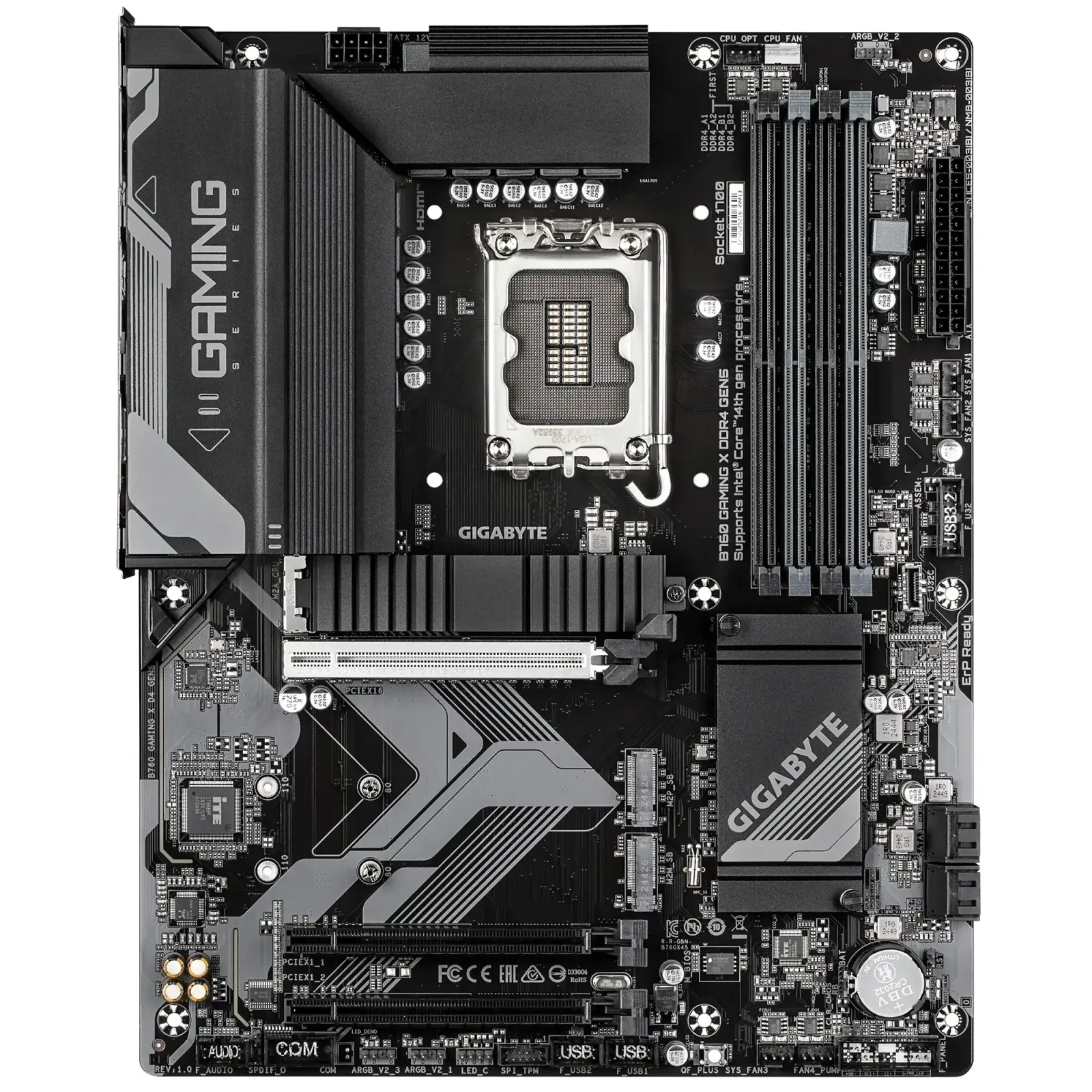 Материнська плата Gigabyte B760 Gaming X DDR4 Gen5 Socket 1700 UA