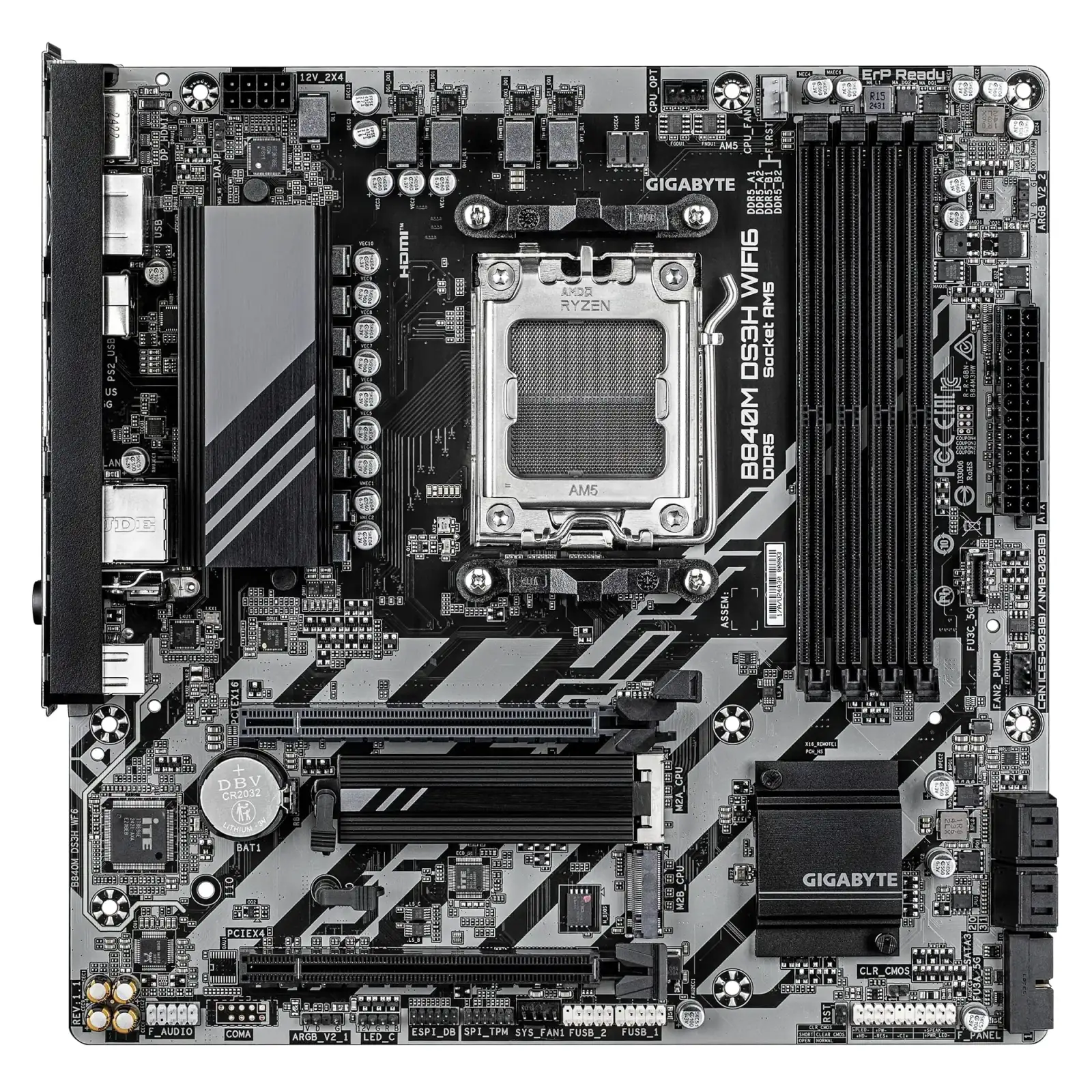 Материнська плата Gigabyte B840M DS3H WF6 Socket AM5 UA
