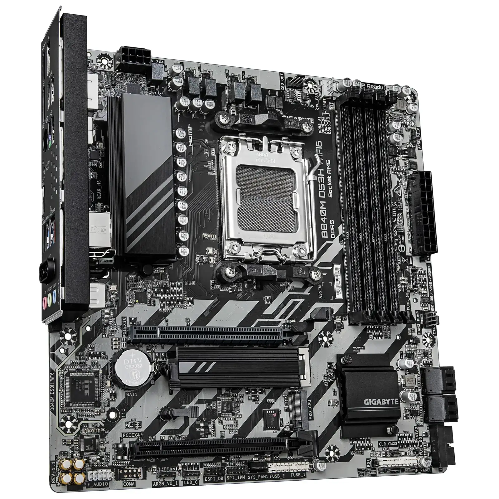 Материнська плата Gigabyte B840M DS3H WF6 Socket AM5 UA