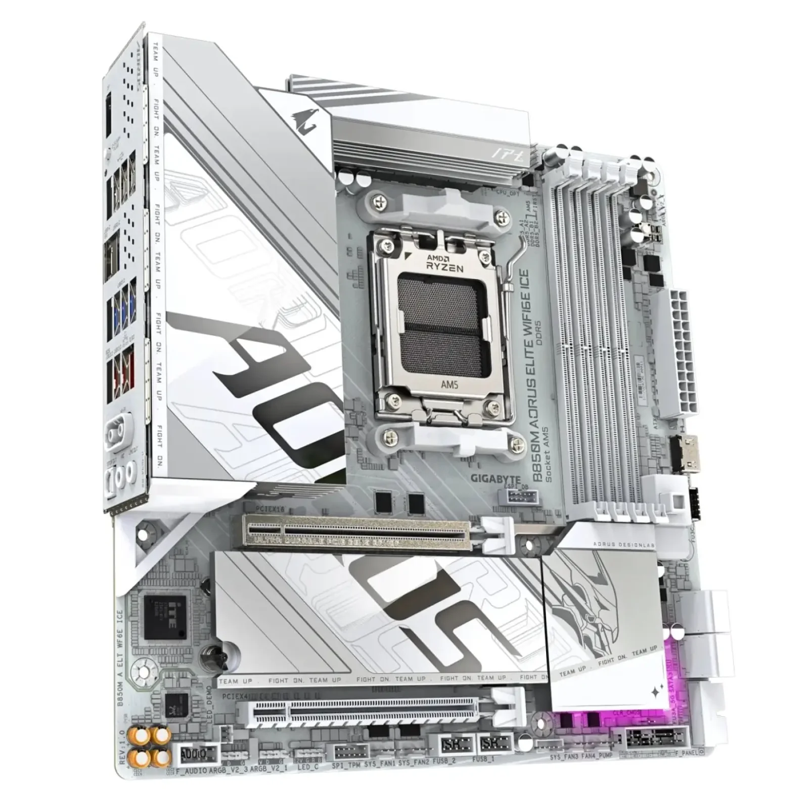 Материнська плата Gigabyte B850M Aorus Elite WiFi6E Ice Socket AM5 UA