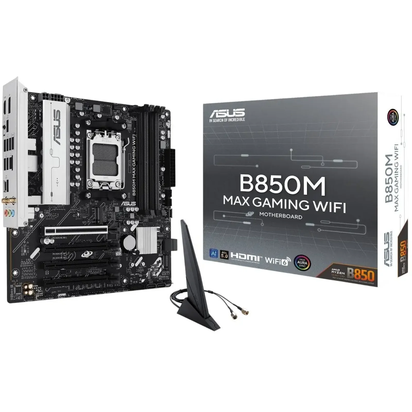 Материнская плата Asus B850M Max Gaming WiFi Socket AM5 UA