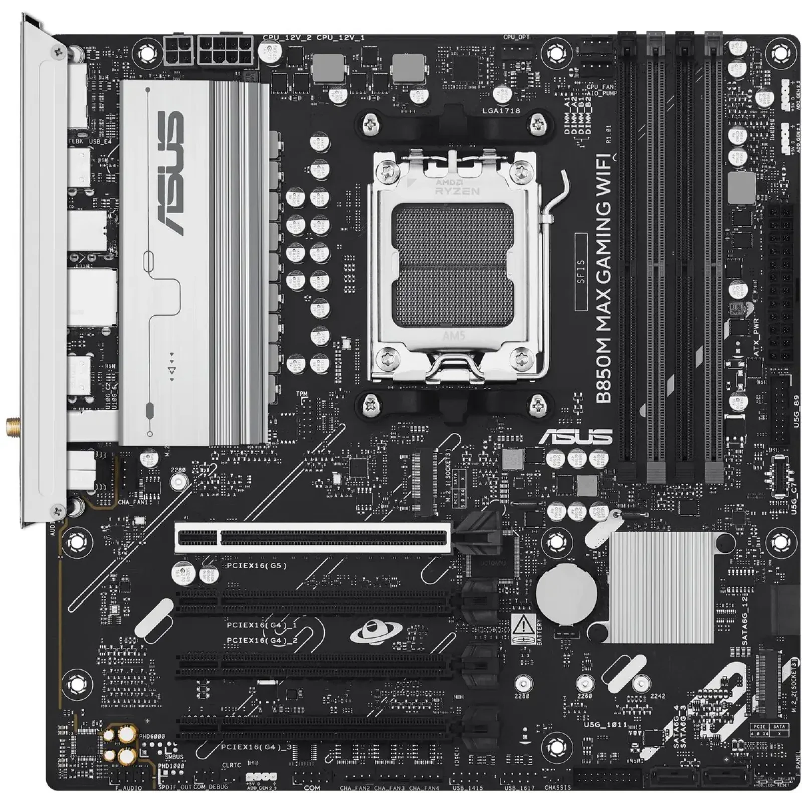 Материнская плата Asus B850M Max Gaming WiFi Socket AM5 UA