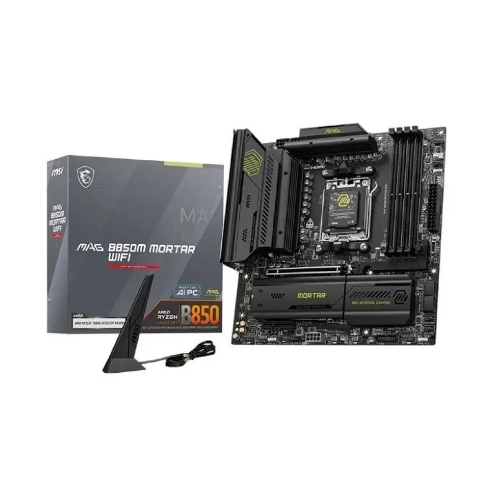 Материнская плата MSI MAG B850M Mortar WiFi Socket AM5 UA