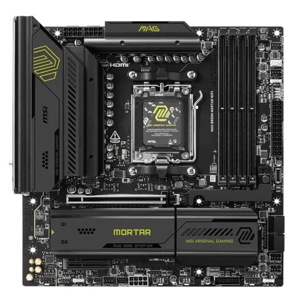 Материнская плата MSI MAG B850M Mortar WiFi Socket AM5 UA
