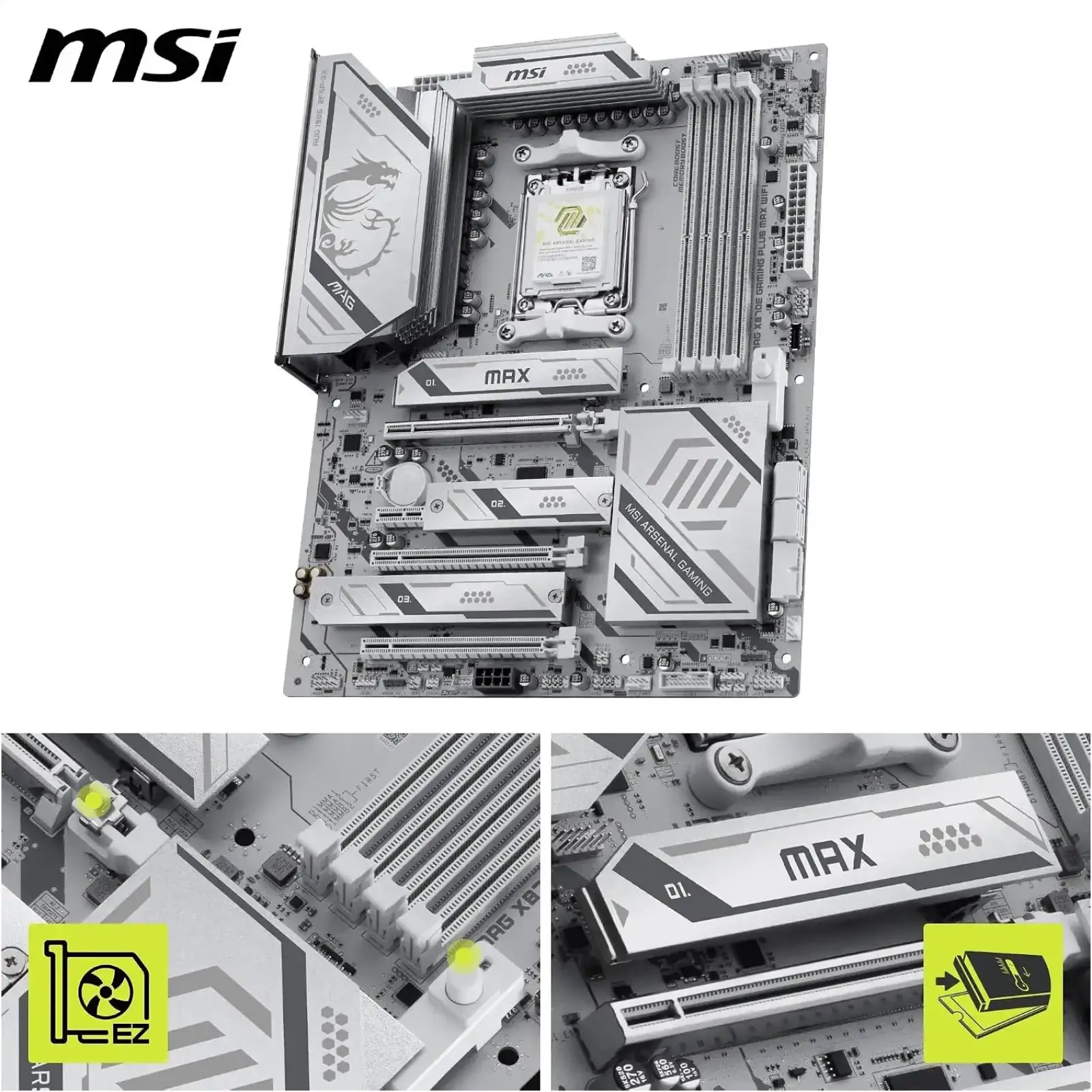 Материнская плата MSI MAG X870E Gaming Plus Max WiFi s-AM5 UA