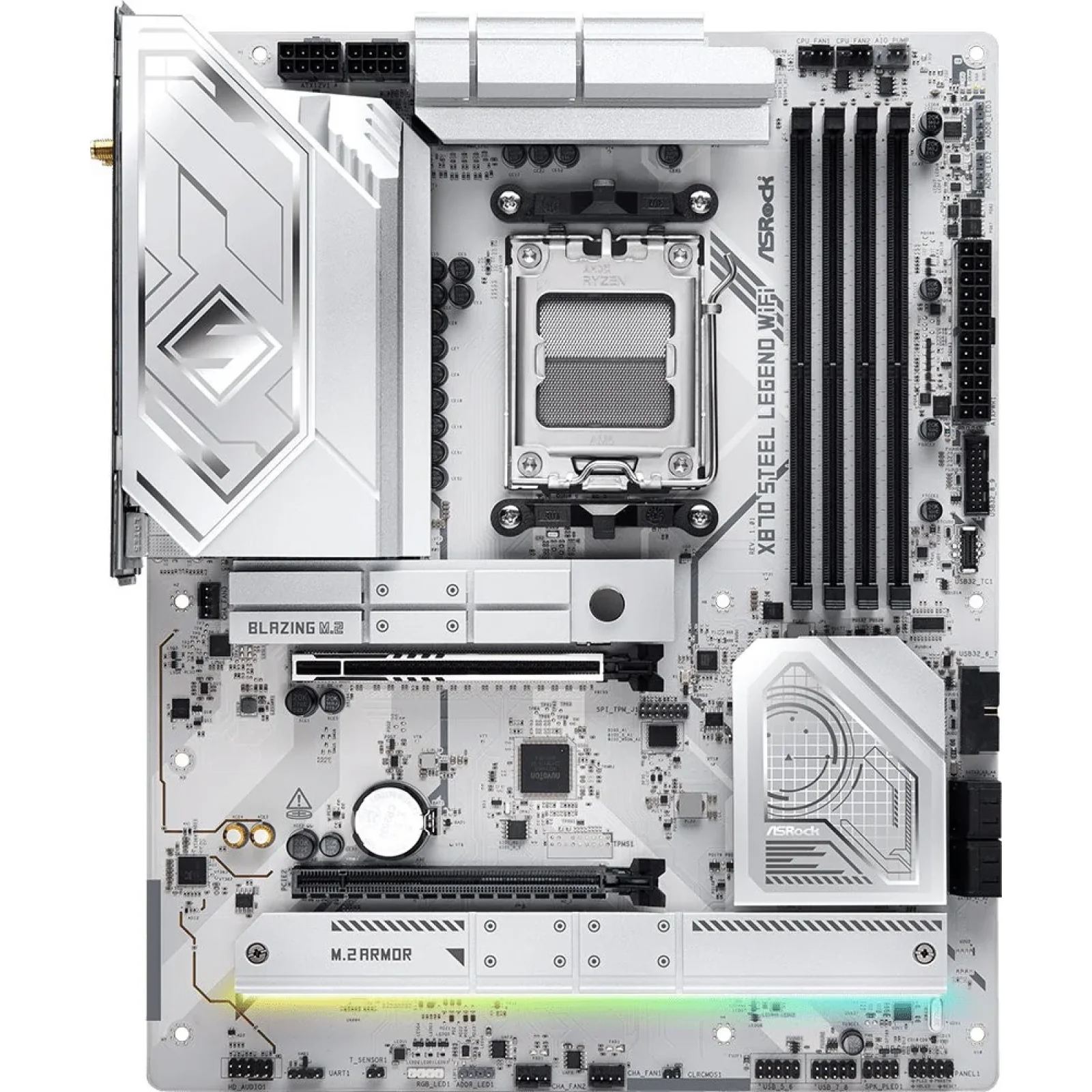 Материнська плата ASRock X870 Steel Legend WiFi Socket AM5 UA