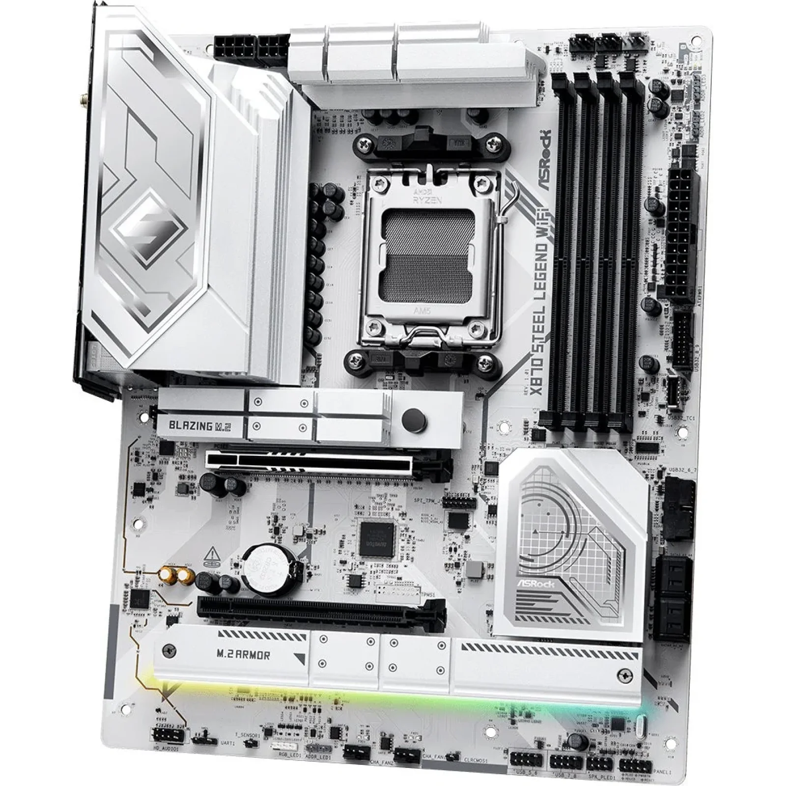 Материнська плата ASRock X870 Steel Legend WiFi Socket AM5 UA