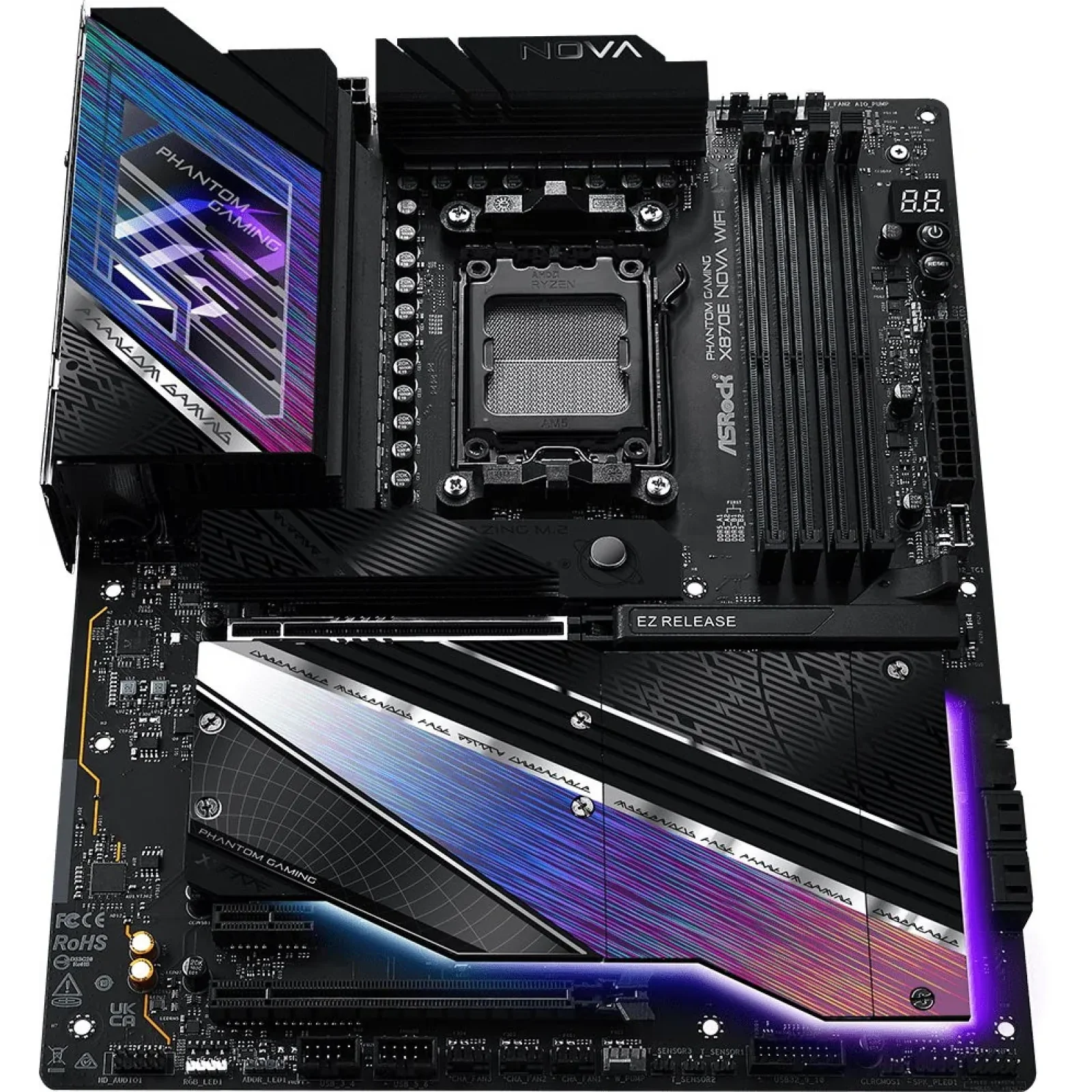 Материнська плата ASRock X870E Nova WiFi Socket AM5 UA