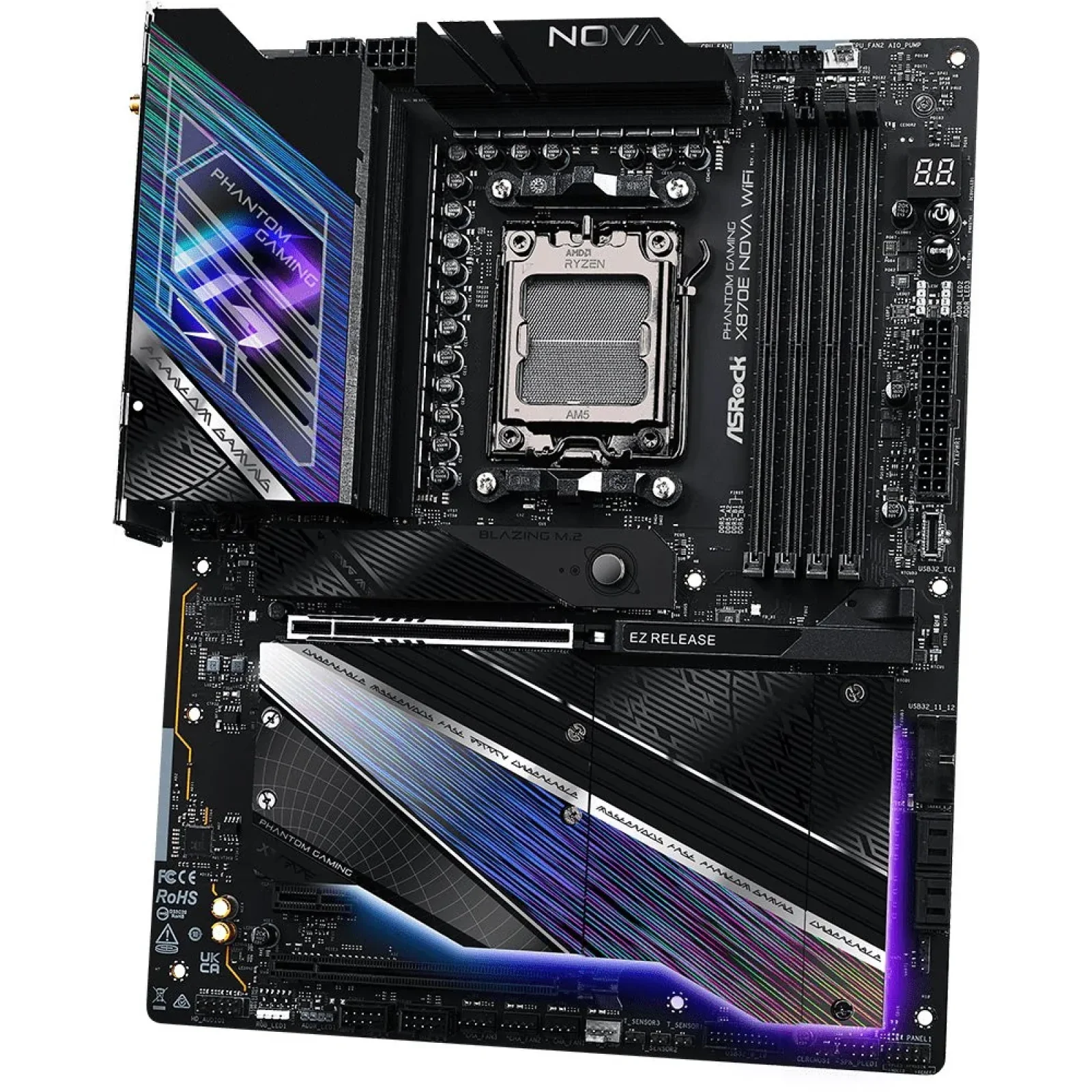 Материнська плата ASRock X870E Nova WiFi Socket AM5 UA