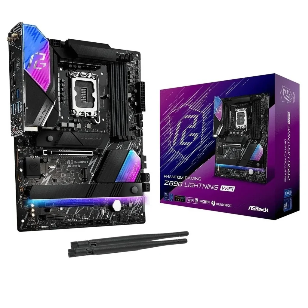 Материнська плата ASRock Z890 Lightning WiFi Socket 1851 UA