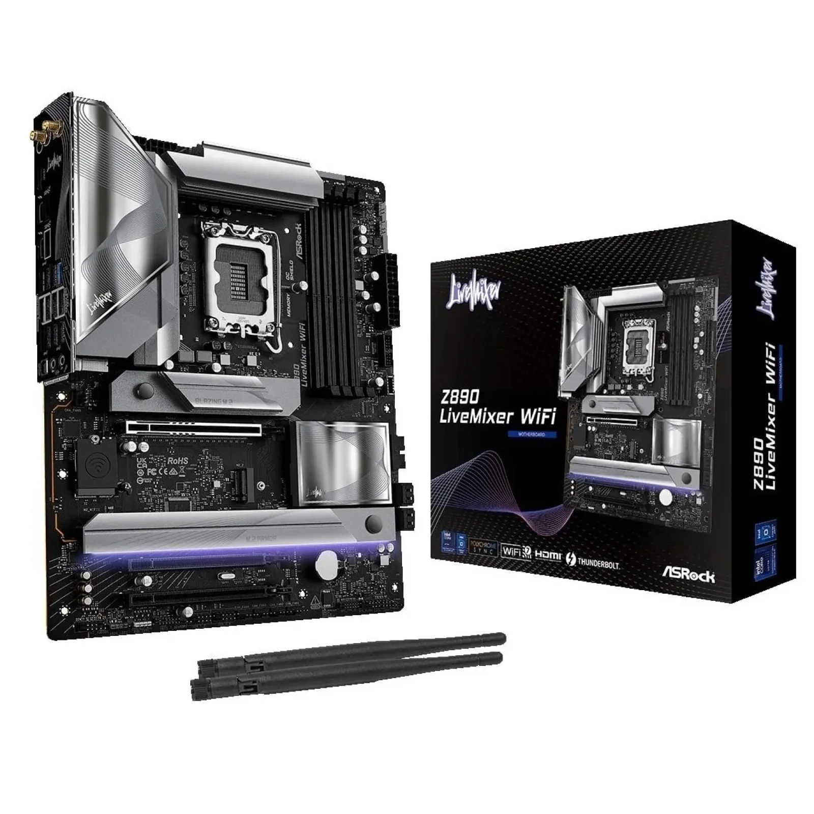 Материнская плата ASRock Z890 Livemixer WiFi Socket 1851 UA