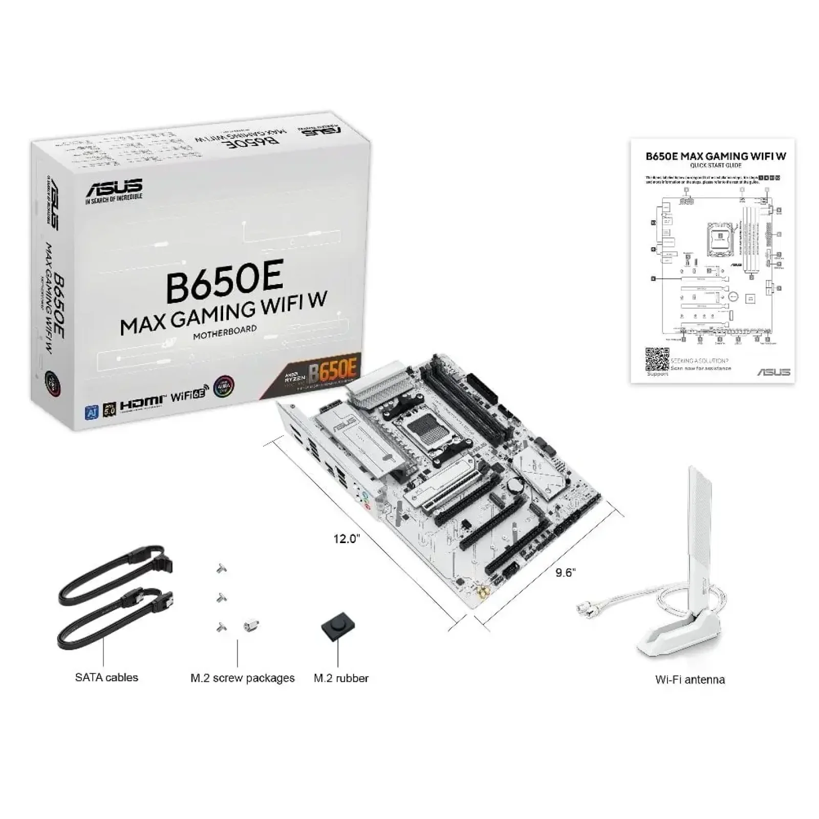 Материнська плата Asus B650E MAX Gaming WiFi W Socket AM5 UA