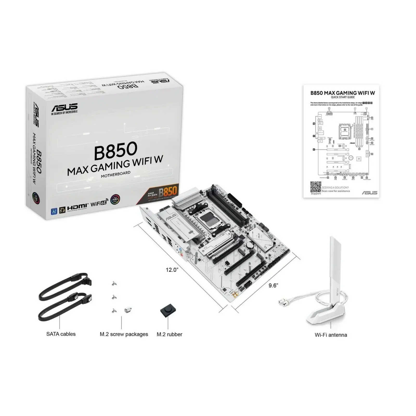 Материнская плата Asus B850 MAX Gaming WiFi W Socket AM5 UA