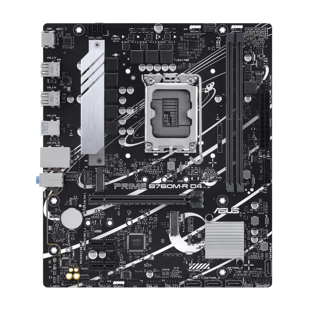 Материнская плата Asus Prime B760M-R D4 Socket 1700 UA
