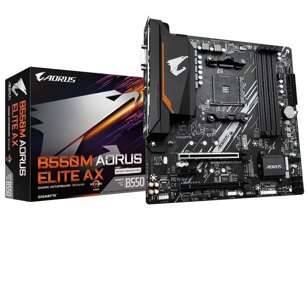 Материнская плата Gigabyte B550M Aorus Elite AX Socket AM4 UA