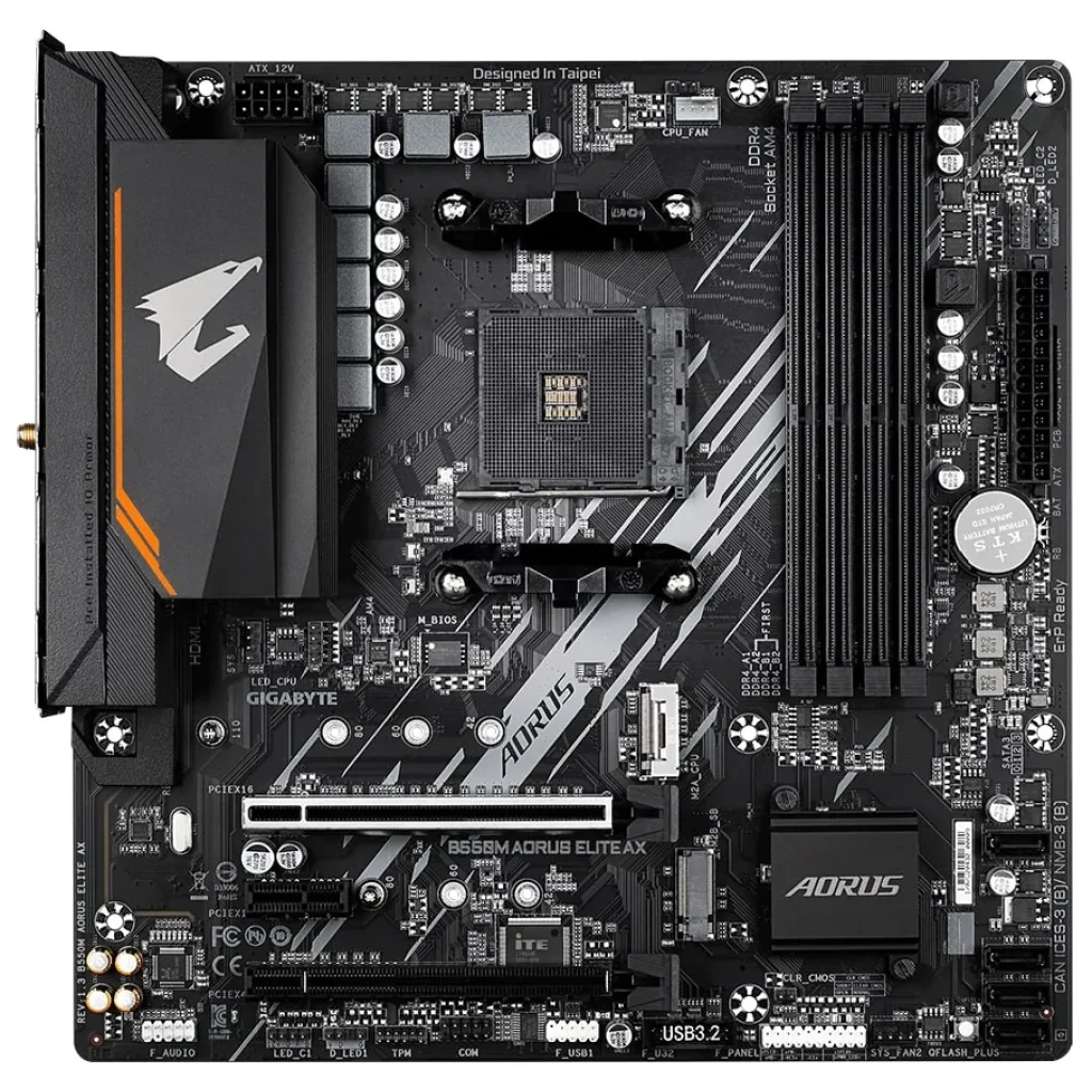 Материнская плата Gigabyte B550M Aorus Elite AX Socket AM4 UA