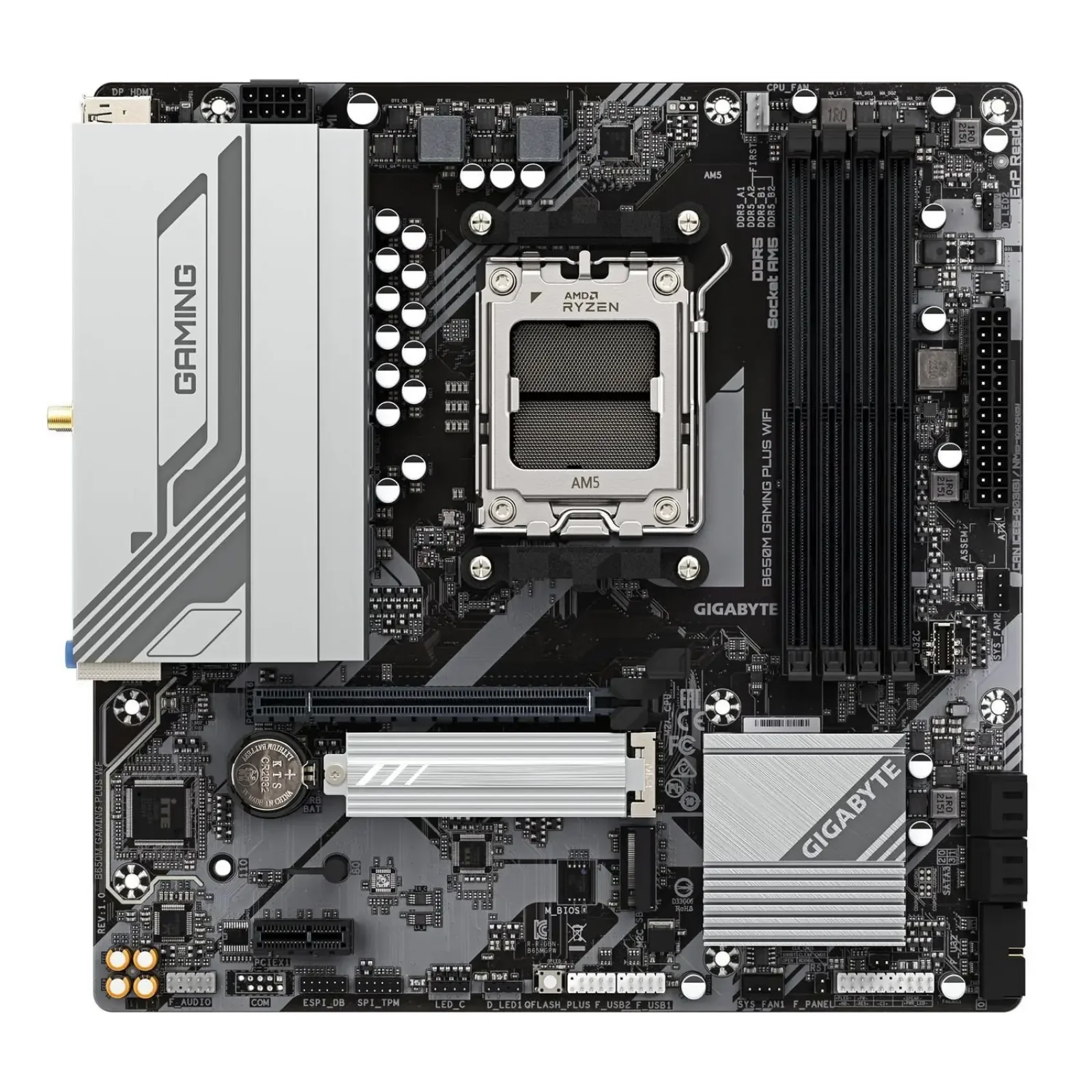 Материнська плата Gigabyte B650M Gaming Plus WiFi Socket AM5 UA