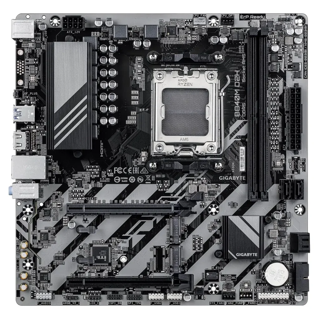 Материнська плата Gigabyte B840M D2H Socket AM5 UA