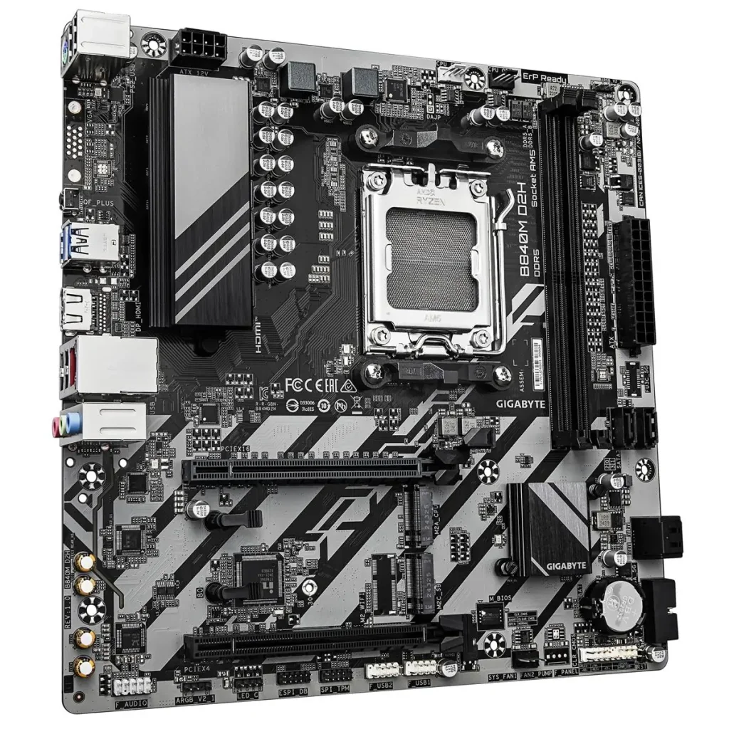 Материнська плата Gigabyte B840M D2H Socket AM5 UA