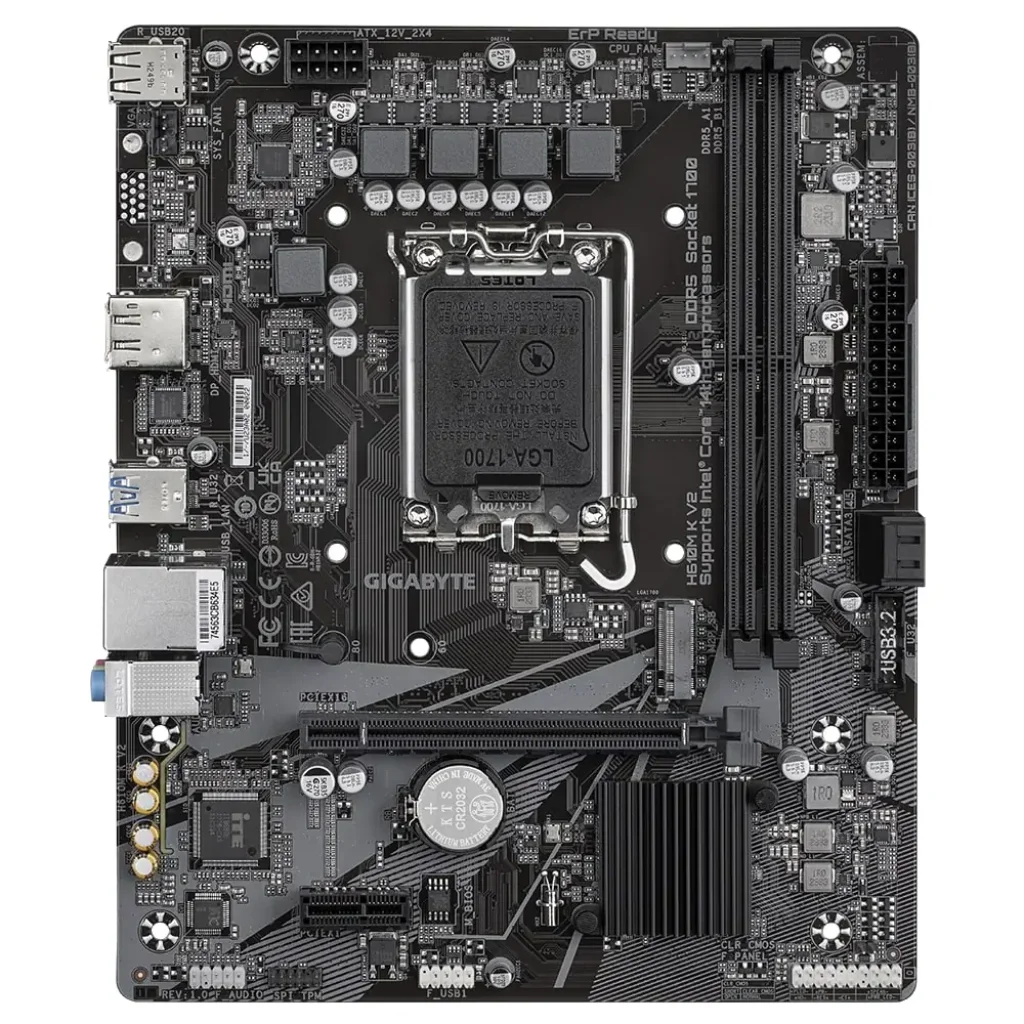 Материнська плата Gigabyte H610M K V2 Socket 1700 UA