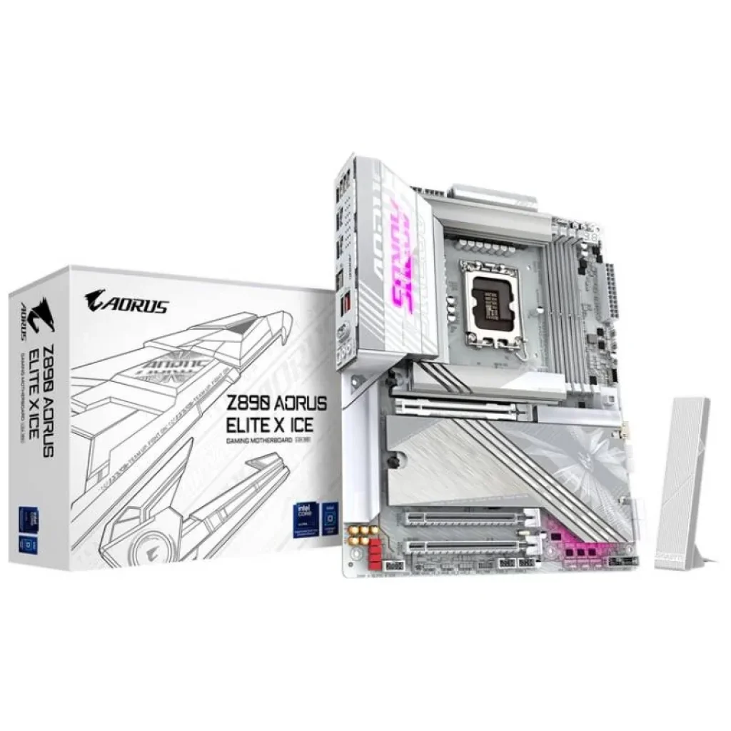 Материнская плата Gigabyte Z890 Aorus Elite X Ice Socket 1851, Z890 A ELITE X ICE UA
