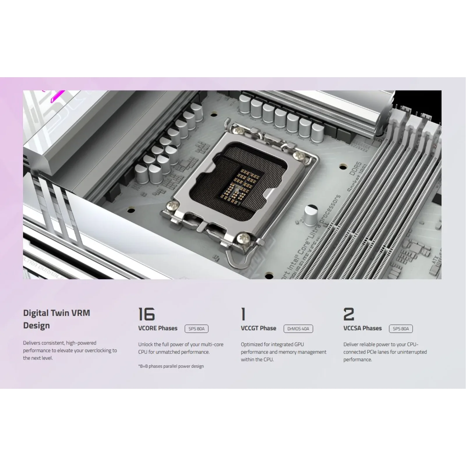 Материнская плата Gigabyte Z890 Aorus Elite X Ice Socket 1851, Z890 A ELITE X ICE UA
