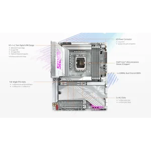 Материнская плата Gigabyte Z890 Aorus Elite X Ice Socket 1851, Z890 A ELITE X ICE UA