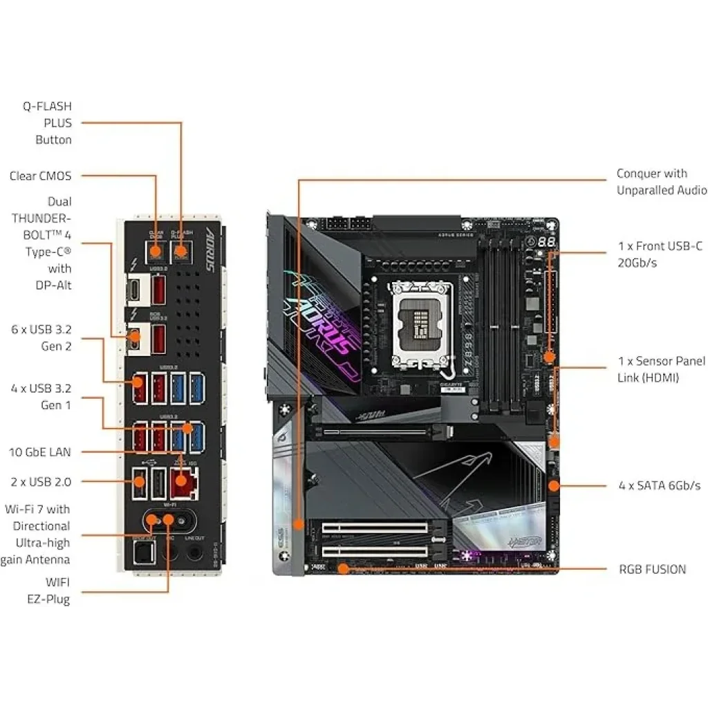 Материнська плата Gigabyte Z890 Aorus Master Socket 1851 UA