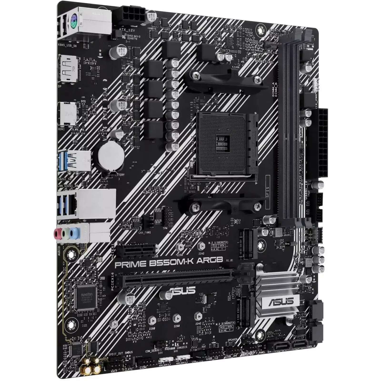 Материнська плата Asus Prime B550M-K ARGB s-AM4 UA