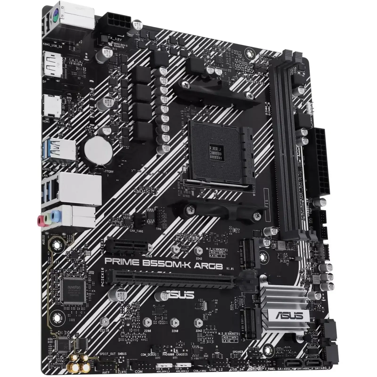 Материнська плата Asus Prime B550M-K ARGB s-AM4 UA