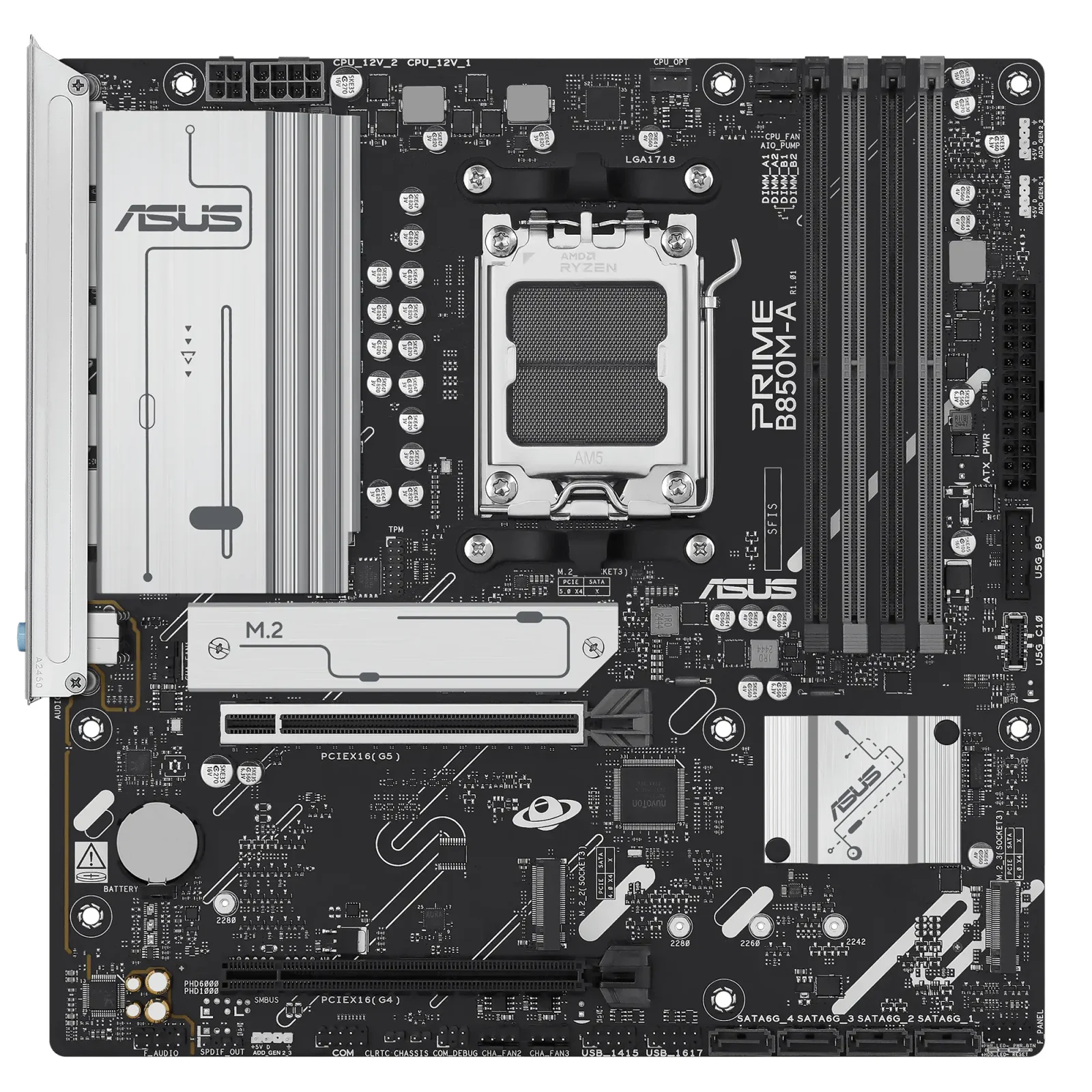 Материнская плата Asus Prime B850M-A-CSM Socket AM5 UA