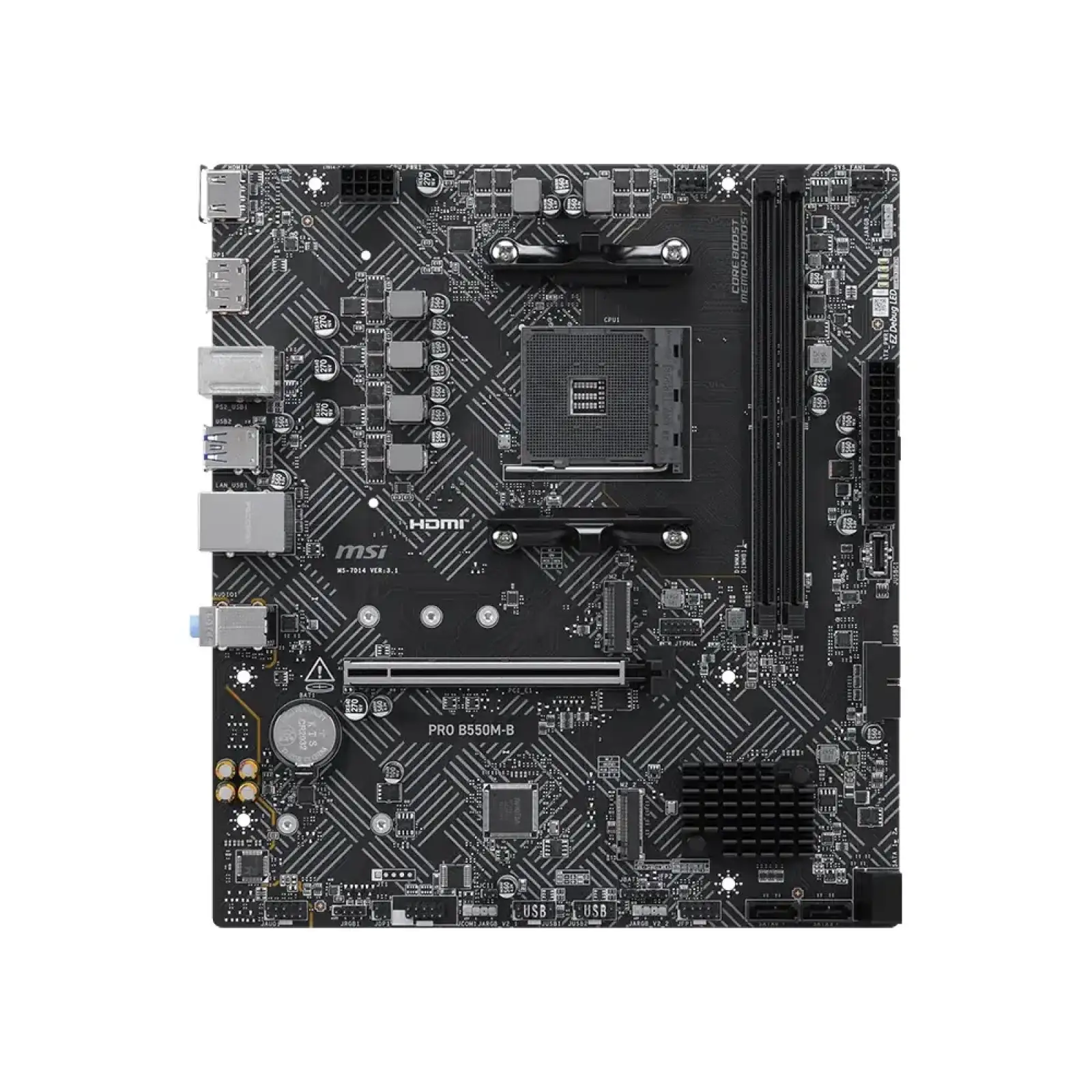 Материнская плата MSI Pro B550M-B Socket AM4 UA