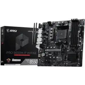 Материнська плата MSI Pro B550M-P WiFi6E Socket AM4 UA