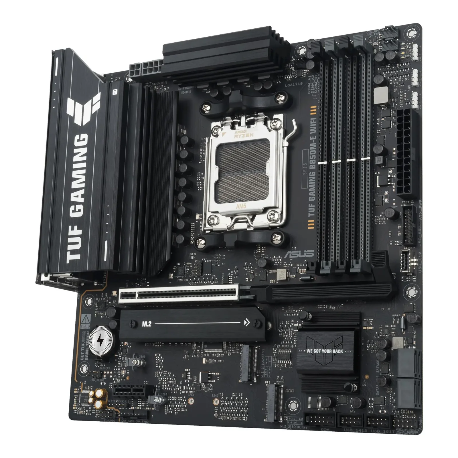Материнська плата Asus TUF Gaming B850M-E WiFi Socket AM5 UA