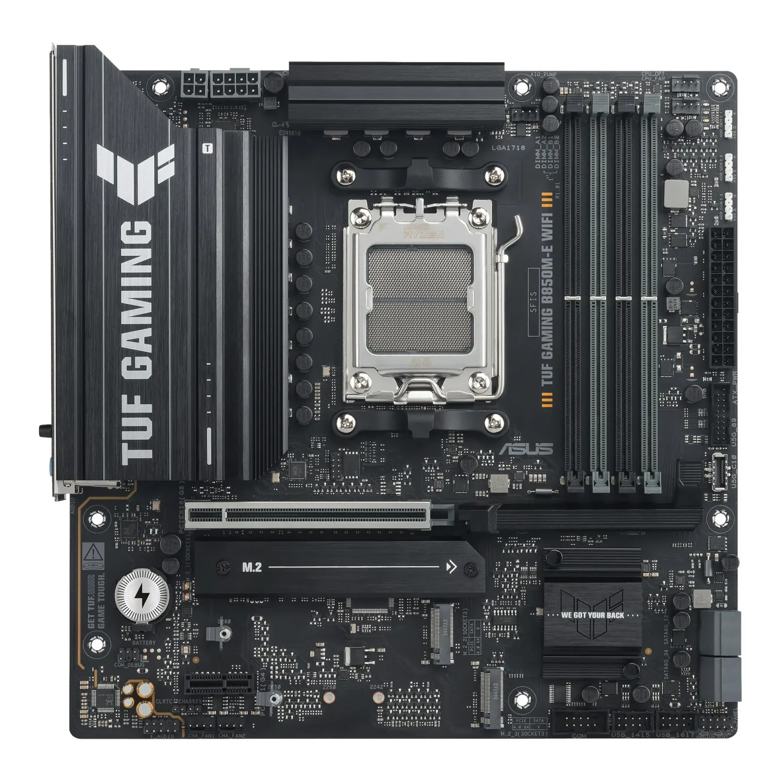 Материнська плата Asus TUF Gaming B850M-E WiFi Socket AM5 UA