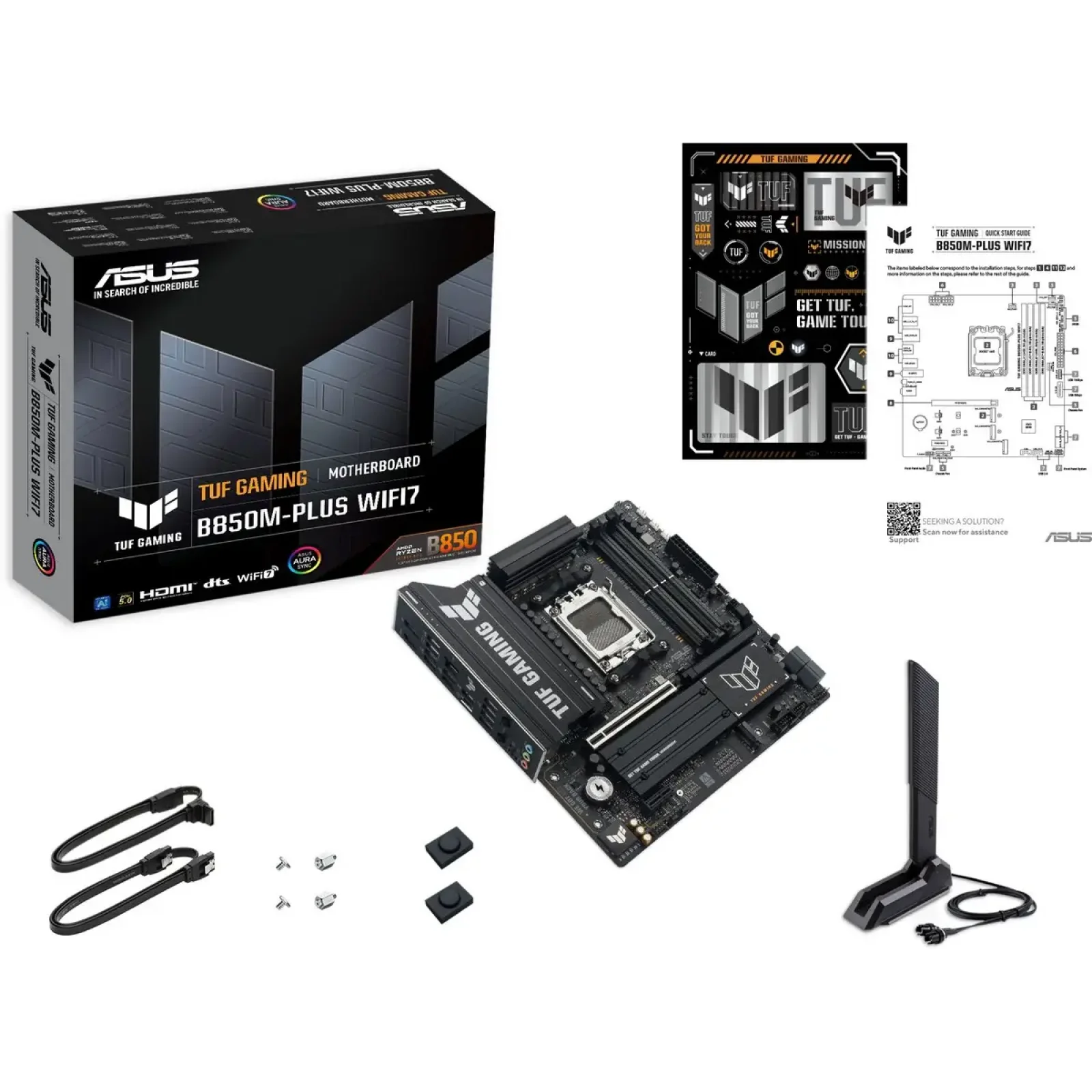 Материнская плата Asus TUF Gaming B850M-Plus WiFi7 Socket AM5 UA