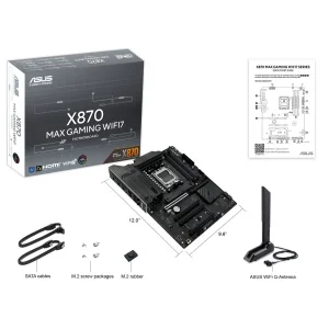 Материнська плата Asus X870 Max Gaming WiFi7 Socket AM5 UA
