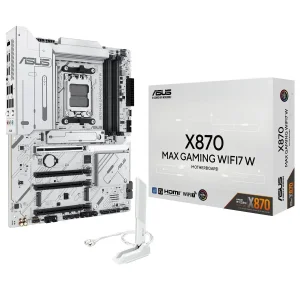 Материнська плата Asus X870 Max Gaming WiFi7 White Socket AM5 UA