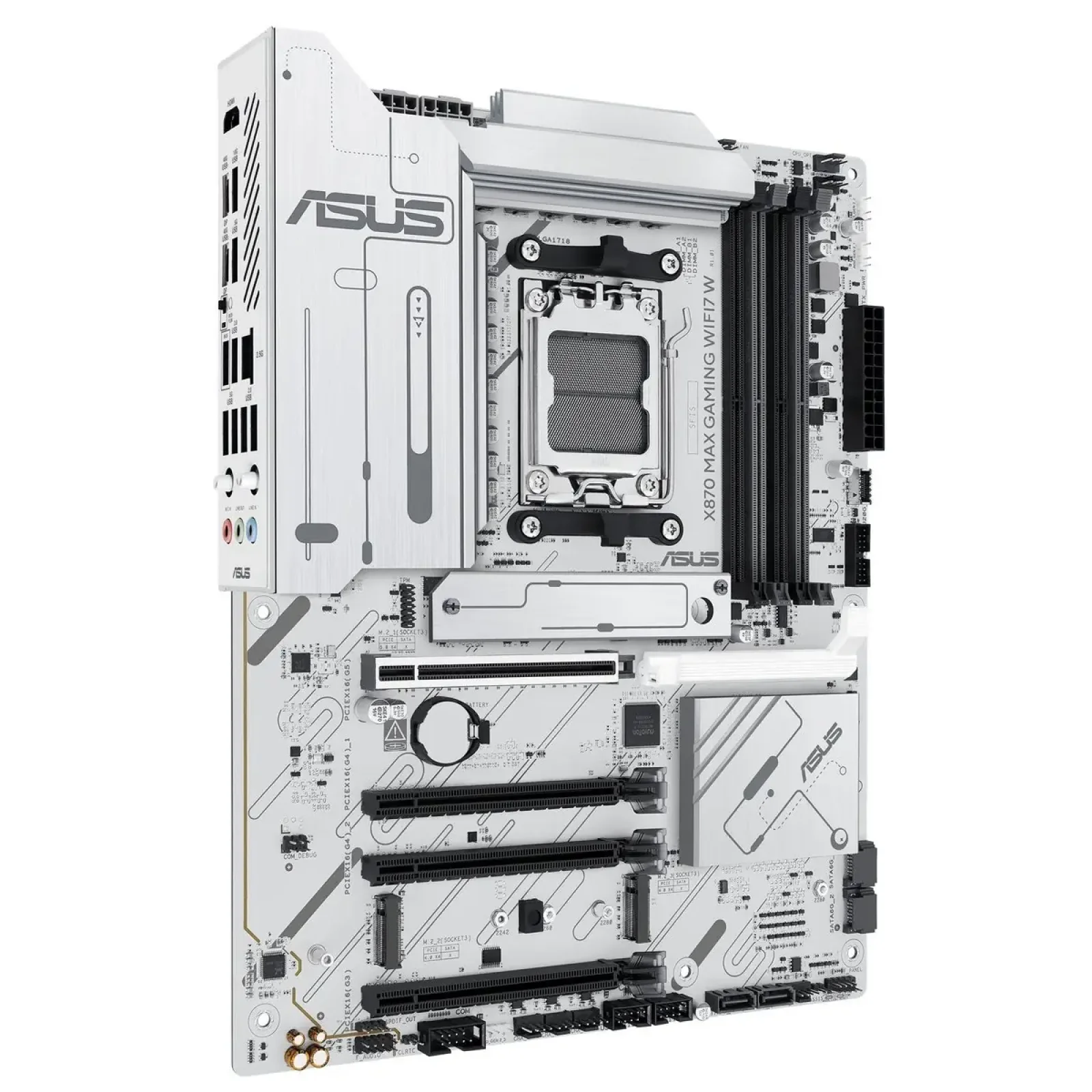 Материнська плата Asus X870 Max Gaming WiFi7 White Socket AM5 UA